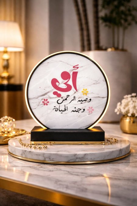 تحفة بلاستيك منظر الأم وصية الرحمن